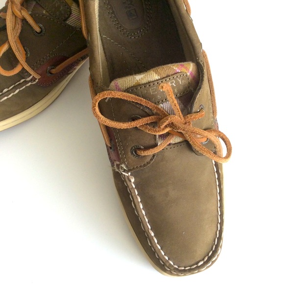 Sperry Top Sider Suede Leather Flats Size 9.5 - Picture 4 of 15